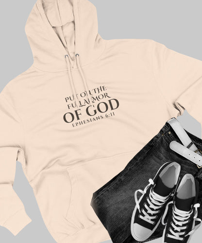 ✝️ Full Armor of God Hoodie — Ephesians 6:11 Christian Faith Pullover