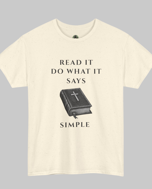 ✝️ Read It. Do What It Says. T-Shirt