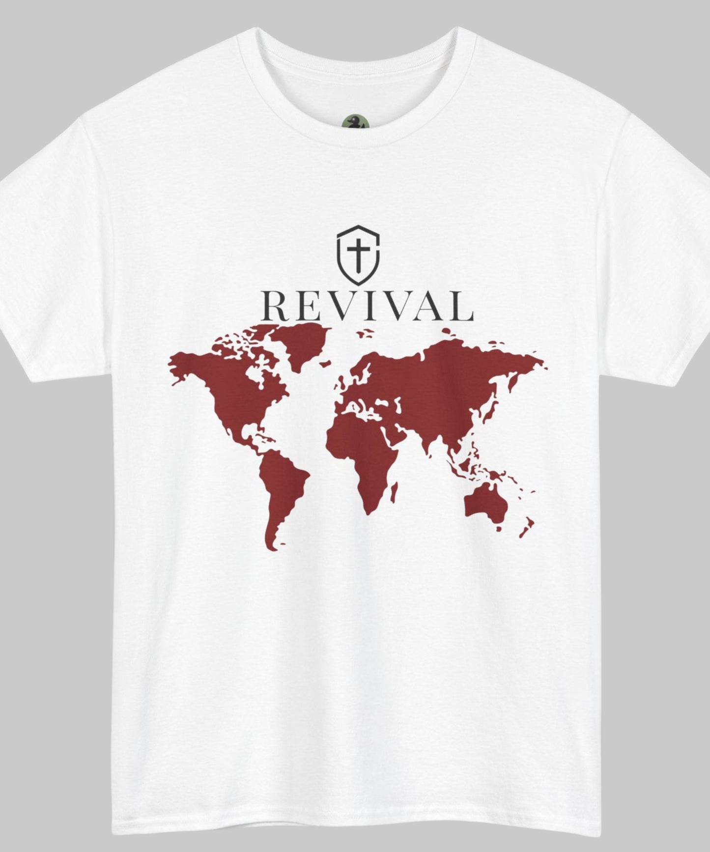 ✝️ REVIVAL World Map Tee — Faith in Motion T-Shirt