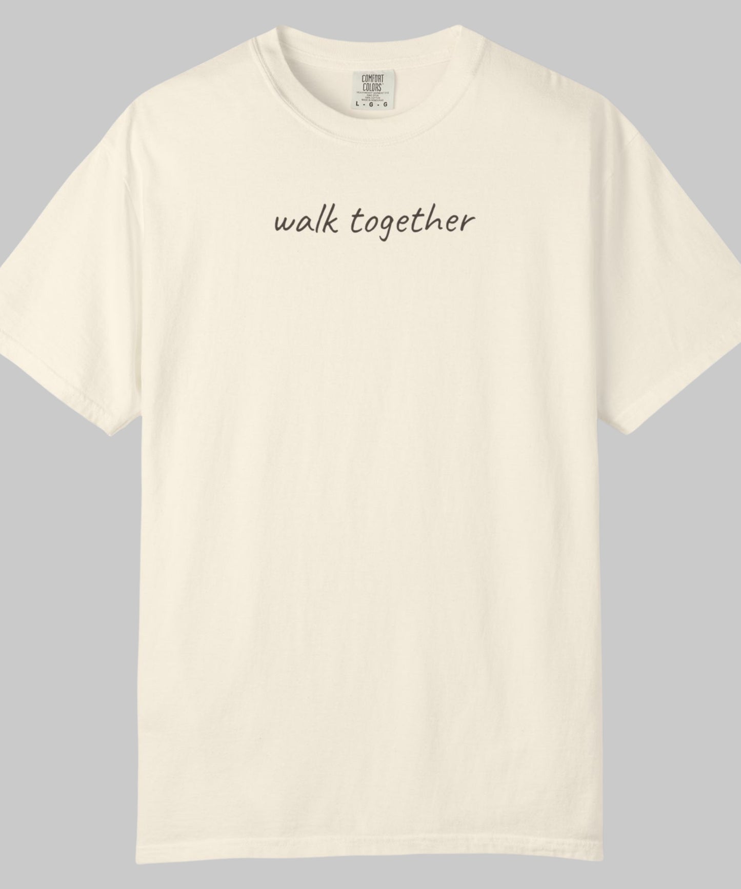 ✝️ Walk Together Tee — Minimalist Inspirational T-Shirt