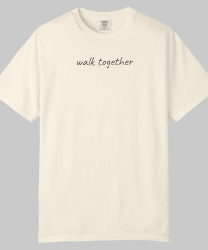 ✝️ Walk Together Tee — Minimalist Inspirational T-Shirt