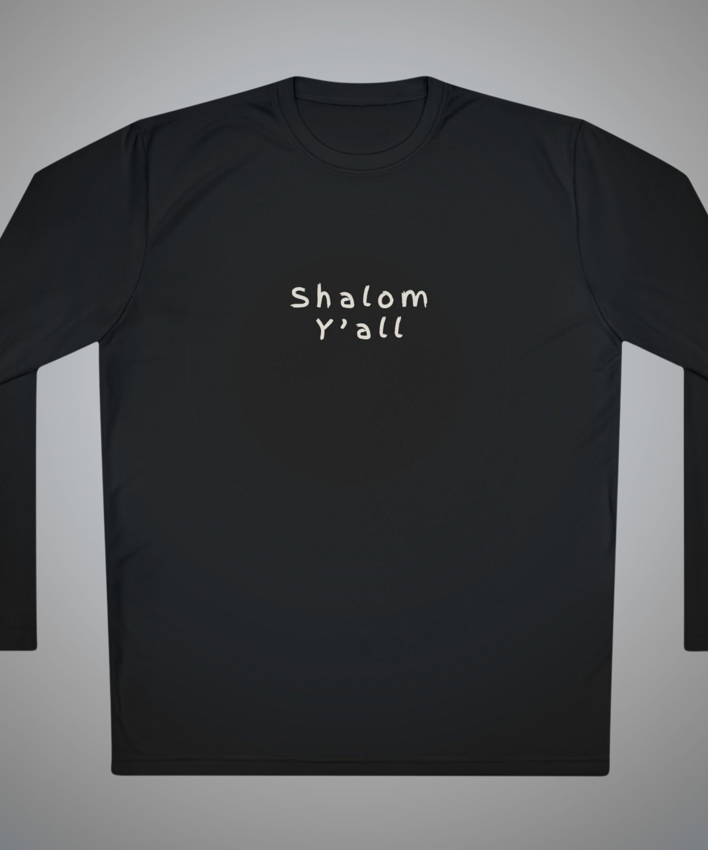 ✝️ Shalom Y’all Long Sleeve Shirt - athletic fit
