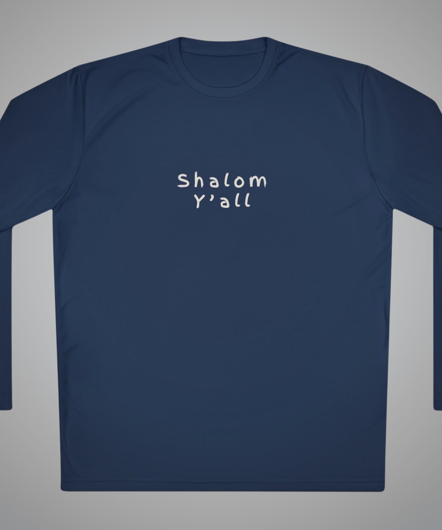 ✝️ Shalom Y’all Long Sleeve Shirt - athletic fit