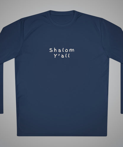 ✝️ Shalom Y’all Long Sleeve Shirt - athletic fit