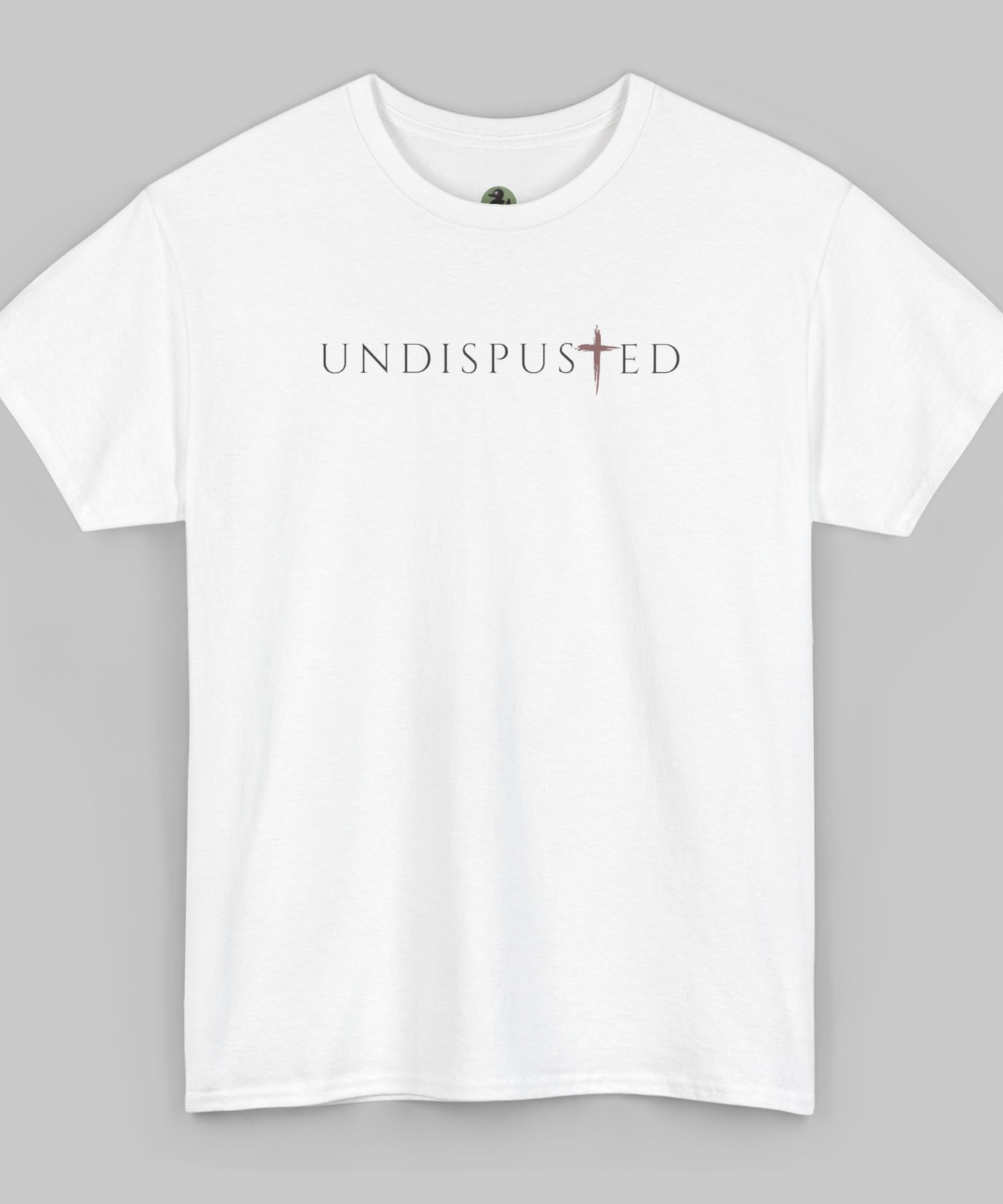 ✝️ Undisputed Minimalist Tee — Clean Faith-Inspired Graphic T-Shirt