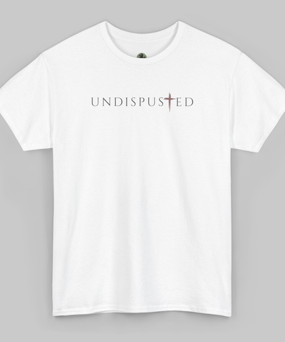 ✝️ Undisputed Minimalist Tee — Clean Faith-Inspired Graphic T-Shirt