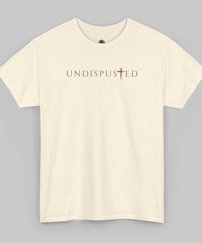 ✝️ Undisputed Minimalist Tee — Clean Faith-Inspired Graphic T-Shirt