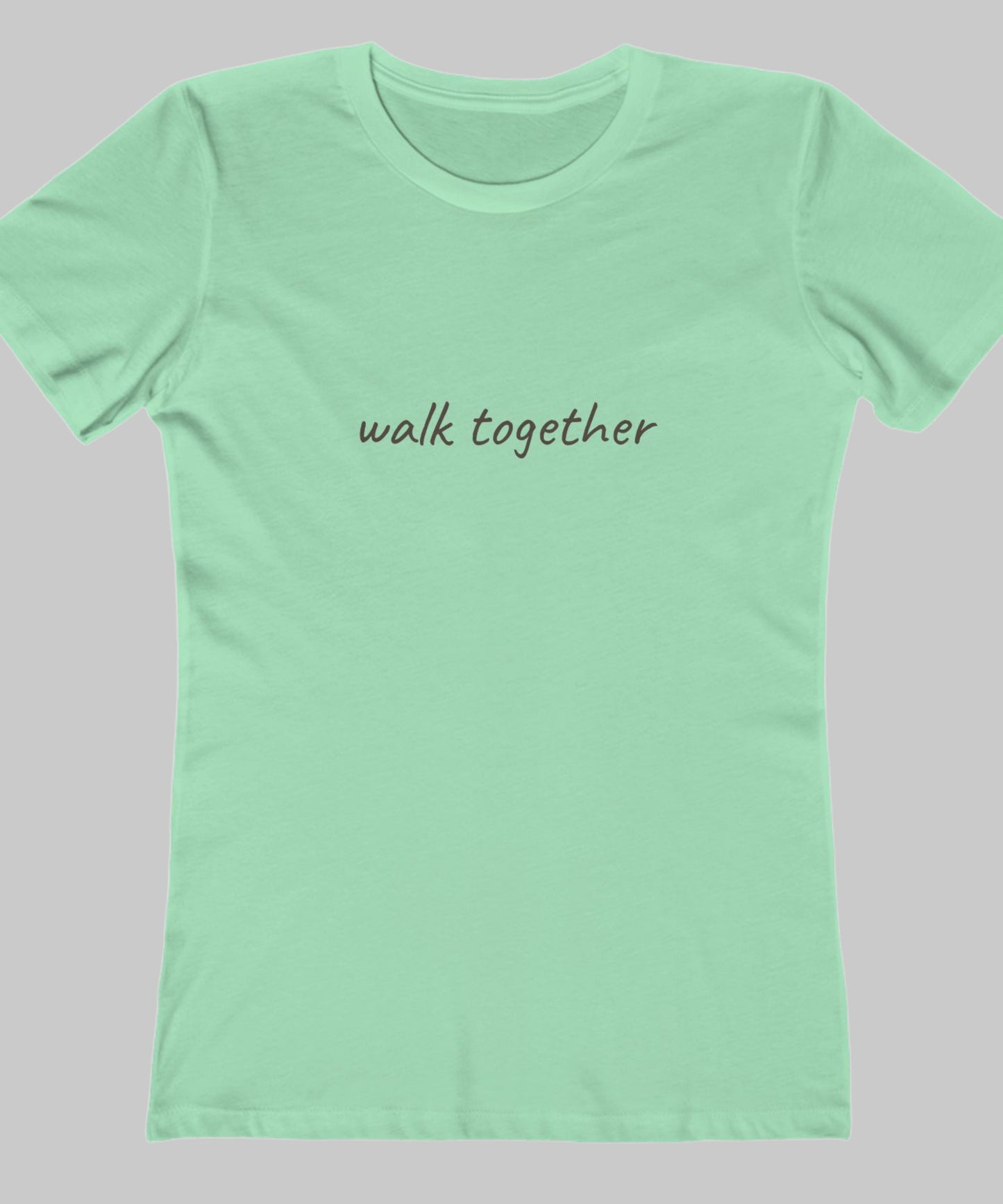 ✝️ Walk Together Tee — Women’s Relaxed Boyfriend Fit