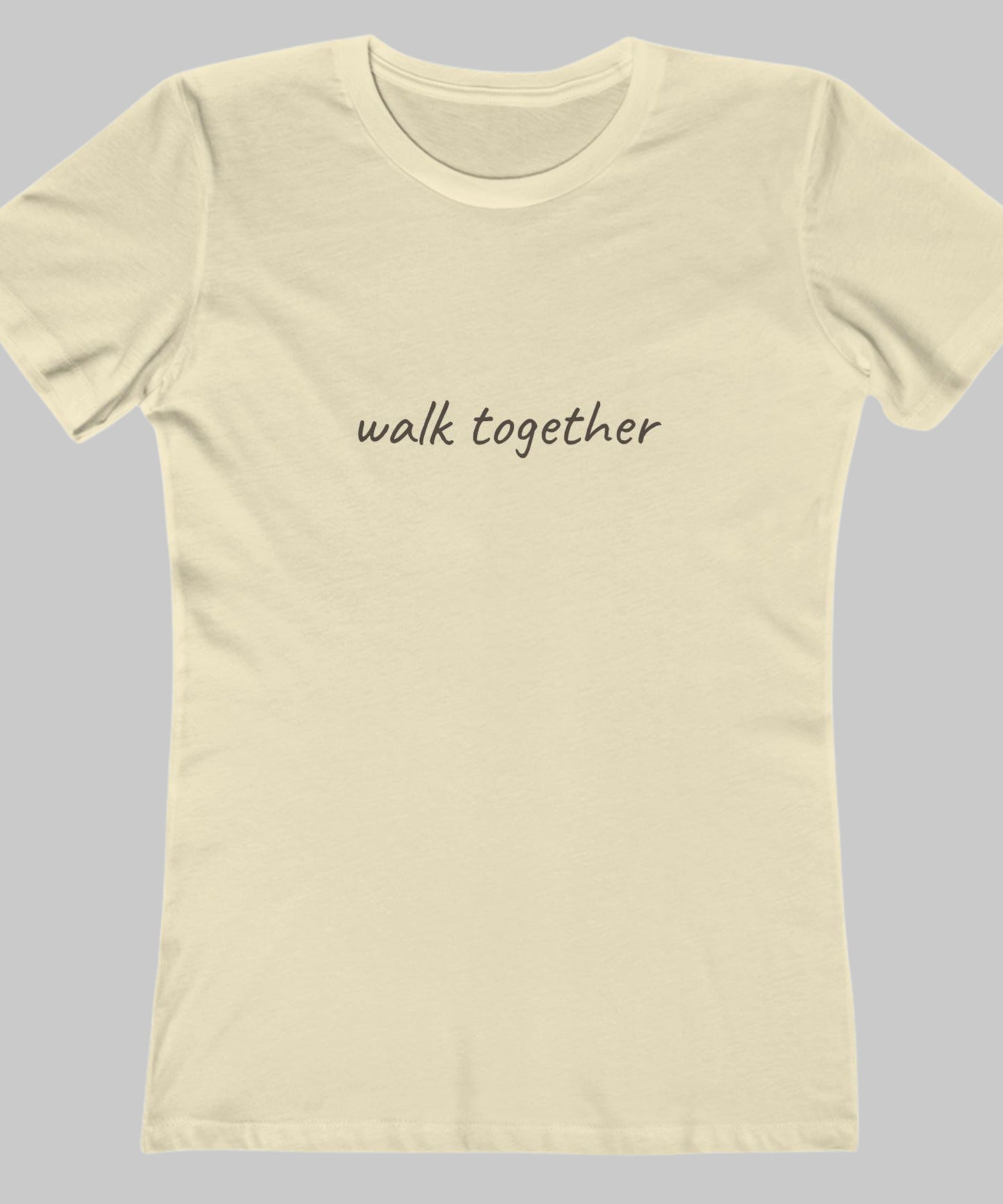 ✝️ Walk Together Tee — Women’s Relaxed Boyfriend Fit