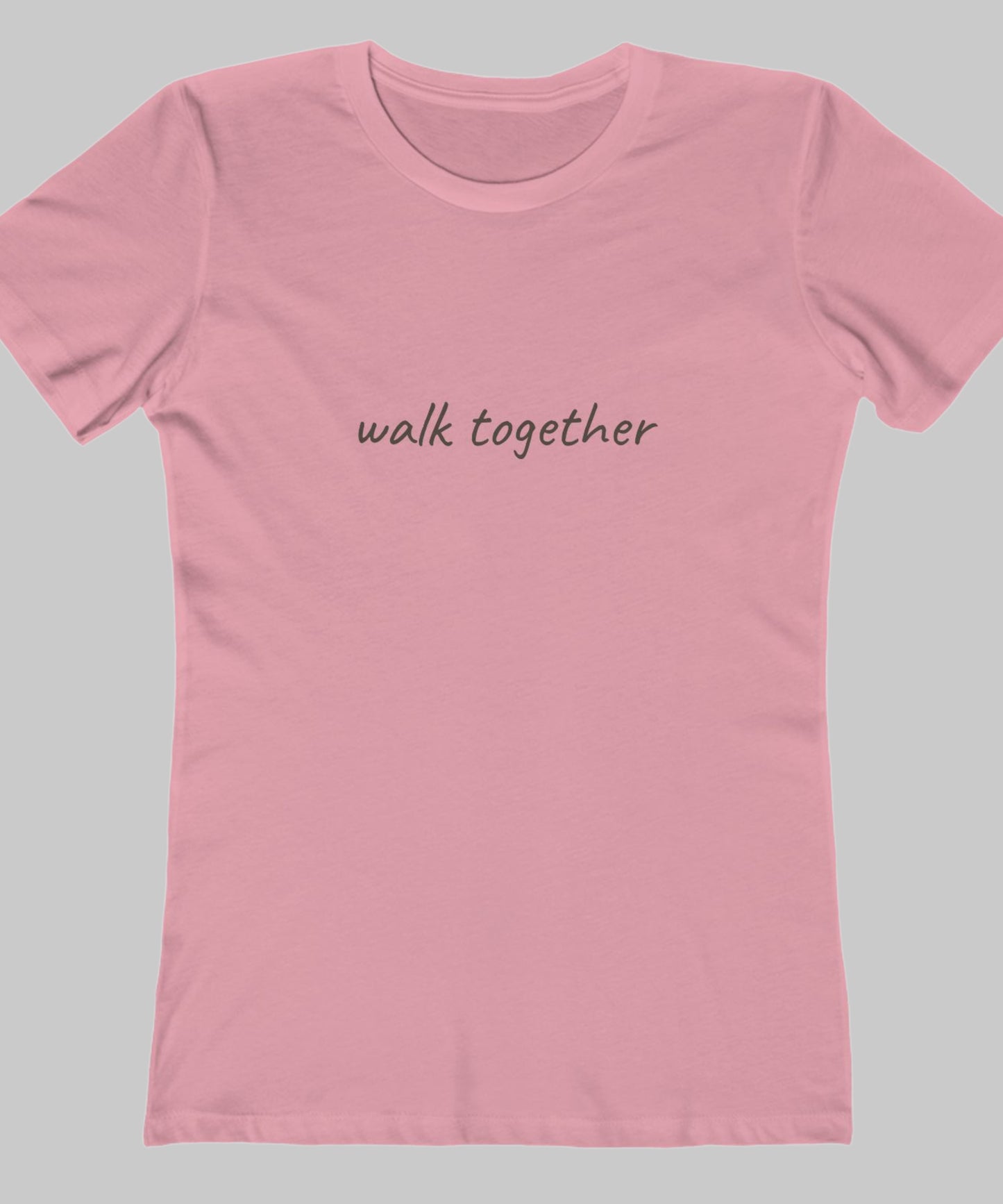 ✝️ Walk Together Tee — Women’s Relaxed Boyfriend Fit