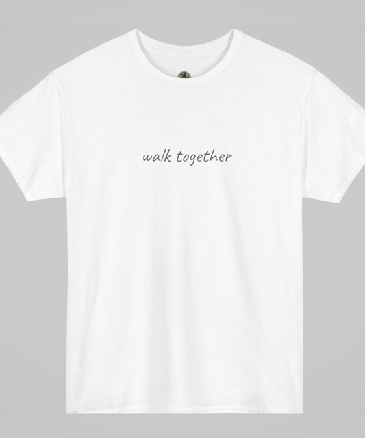 ✝️ Walk Together Tee — Minimal Faith & Connection T-Shirt